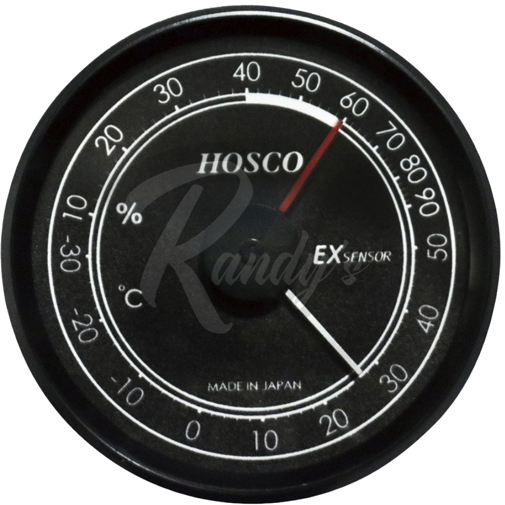 Analog Guitar Case Hygrometer & Thermometer