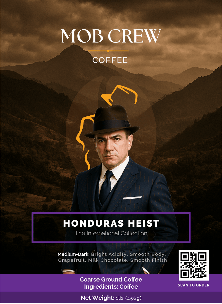 Honduras Heist Medium Dark Coffee: 1lb of Flavorful Coffee Caper