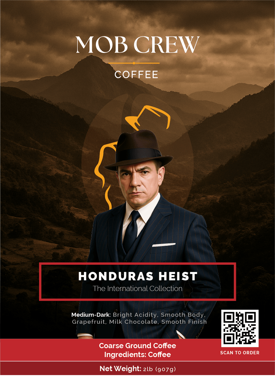 Honduras Heist Coffee 2lb Medium Dark Roast Coffee - Single Origin Delight
