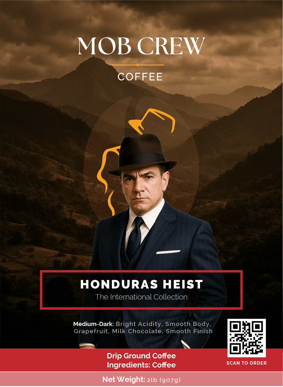 Honduras Heist Coffee 2lb Medium Dark Roast Coffee - Single Origin Delight