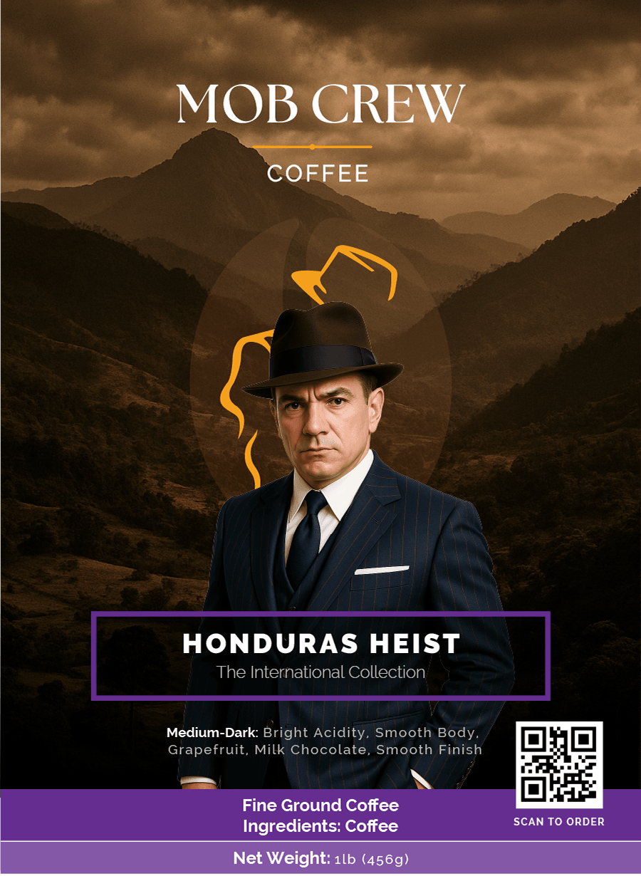 Honduras Heist Medium Dark Coffee: 1lb of Flavorful Coffee Caper