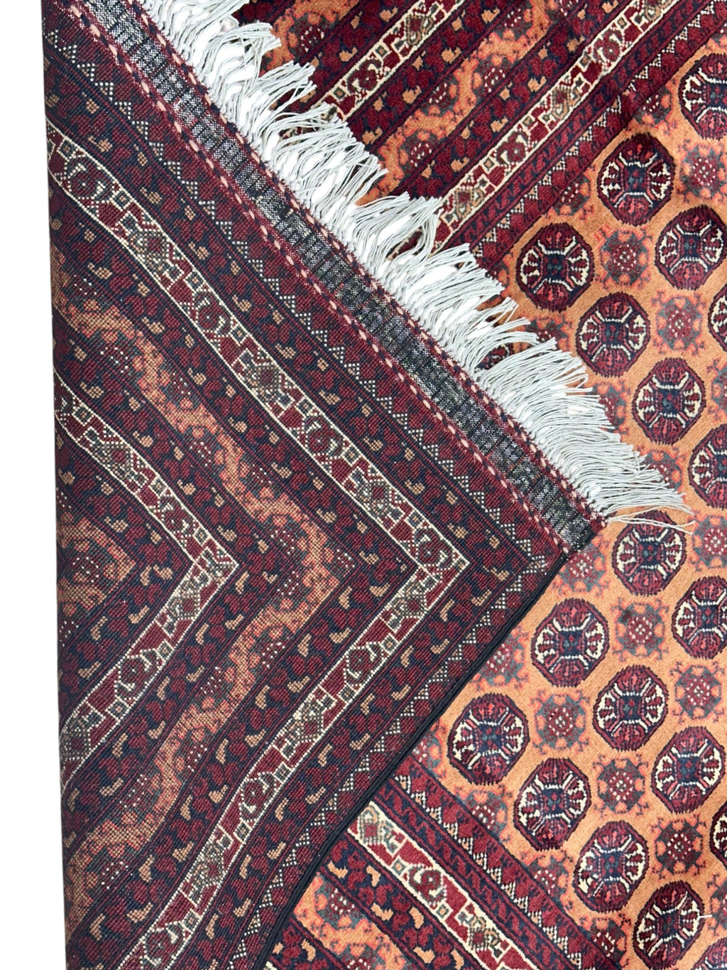Hand-Knotted Afghani Mawri Wool Rug – 6'9″ x 9'6″