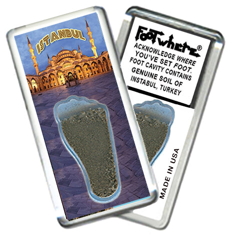 Istanbul FootWhere® Souvenir Magnet. 72 pieces/6 assorted styles.