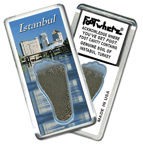 Istanbul FootWhere® Souvenir Magnet. 72 pieces/6 assorted styles.