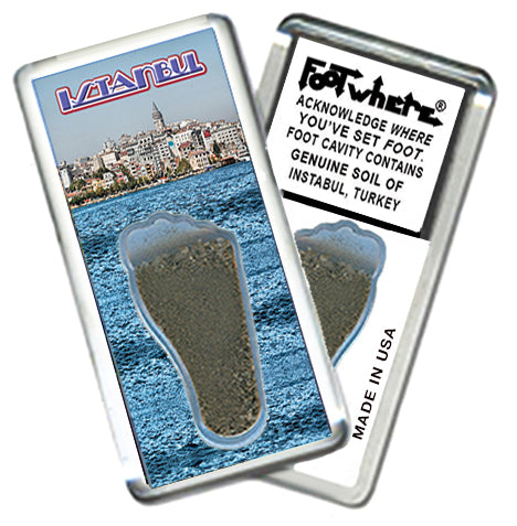 Istanbul FootWhere® Souvenir Magnet. 72 pieces/6 assorted styles.