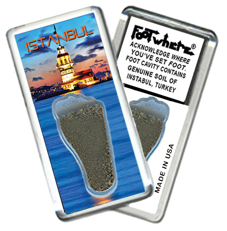 Istanbul FootWhere® Souvenir Magnet. 72 pieces/6 assorted styles.