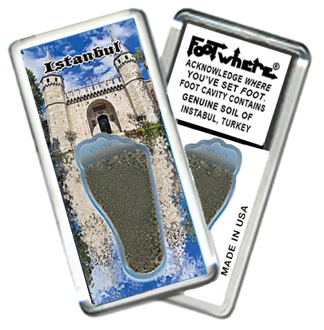 Istanbul FootWhere® Souvenir Magnet. 72 pieces/6 assorted styles.