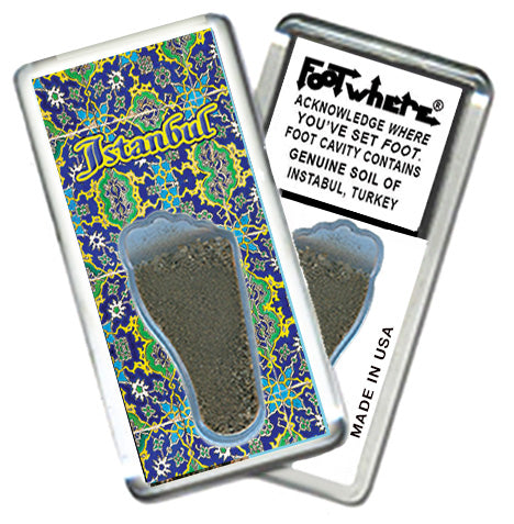 Istanbul FootWhere® Souvenir Magnet. 72 pieces/6 assorted styles.