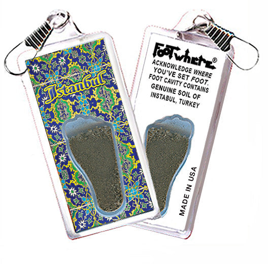 Istanbul FootWhere® Souvenir Zipper-Pull. 72 pieces/6 assorted styles.