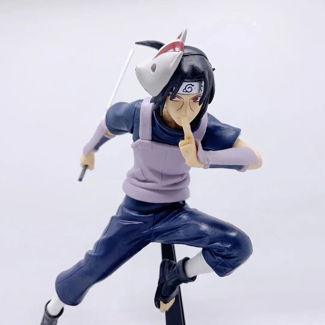 Itachi Uchiha Figurines, Teen Anbu Captain Black Ops Fighting Naruto Figure