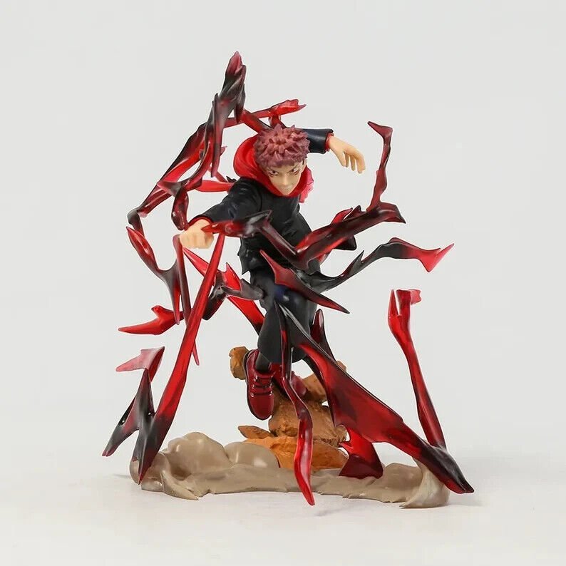 Itadori Yuji Anime Figurine, Jujutsu Kaisen PVC Figure JJK Statue Collectible Gifts for Friends and Family 19cm/7.5in