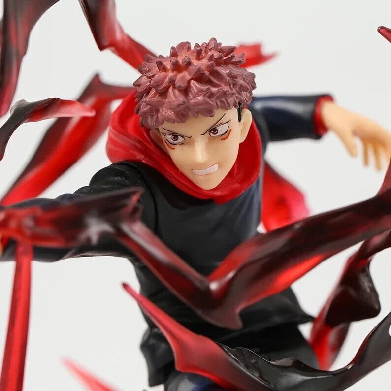 Itadori Yuji Anime Figurine, Jujutsu Kaisen PVC Figure JJK Statue Collectible Gifts for Friends and Family 19cm/7.5in