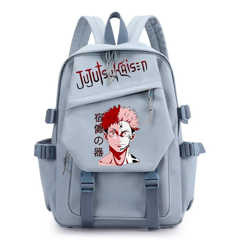 Jujutsu Kaisen Anime Print Backpack, Travel Bags, Casual Bags, School Student Bags for Teenagers 42 cm x 13cm x 29 cm ( H x L x W)