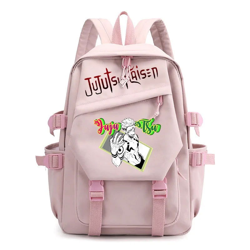 Jujutsu Kaisen Anime Print Backpack, Travel Bags, Casual Bags, School Student Bags for Teenagers 42 cm x 13cm x 29 cm ( H x L x W)
