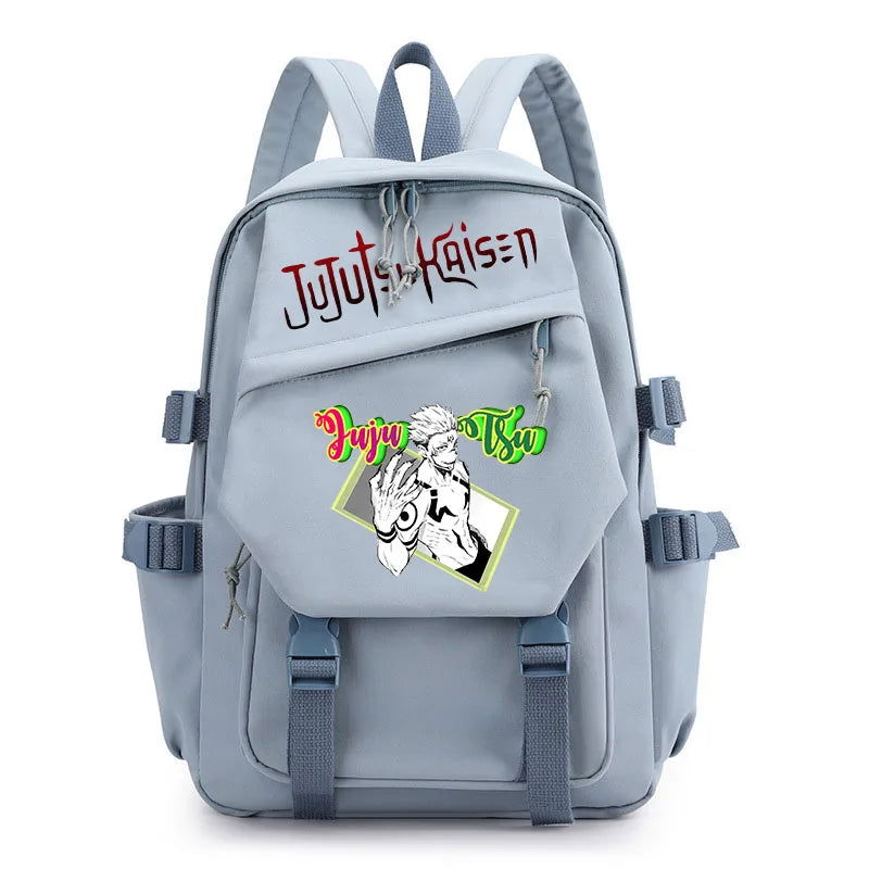 Jujutsu Kaisen Anime Print Backpack, Travel Bags, Casual Bags, School Student Bags for Teenagers 42 cm x 13cm x 29 cm ( H x L x W)