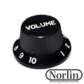 Embossed Top Hat Volume Knob for Fender® Stratocaster® Guitars