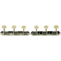 Kluson Tuners (Deluxe Series) w/ Oval Buttons (3-On-Plate) Single-Line - Fits Gibson®