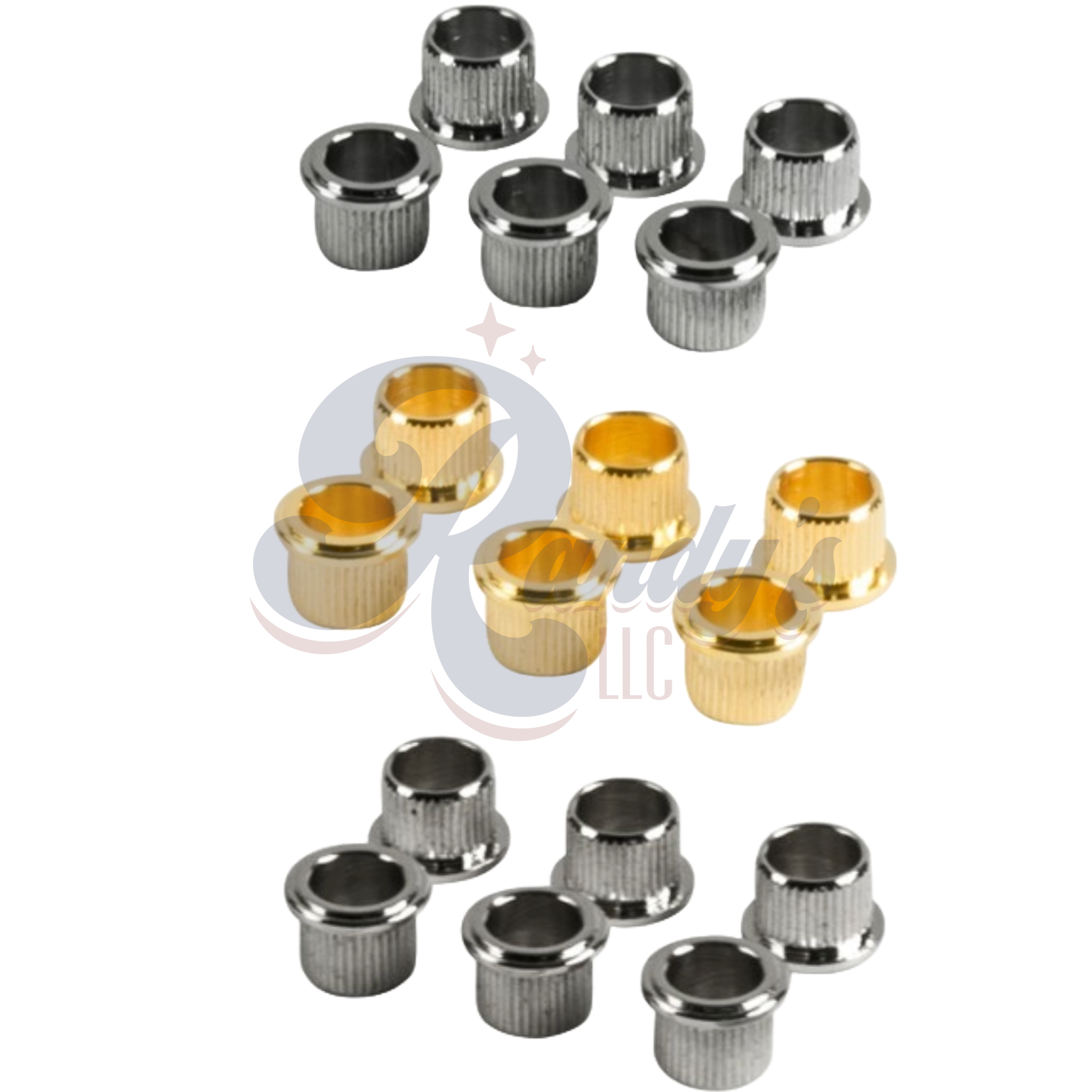 Kluson Replacement Tuner Bushings for Firebird® "Banjo" & Sealfast Series (6-Pack) - Fits Gibson® CLOSEOUT