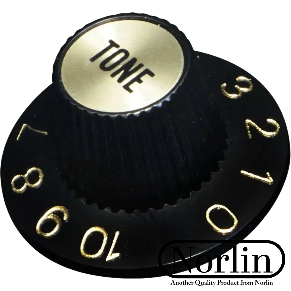 Embossed Witch Hat Tone Knob for Gibson® Guitars