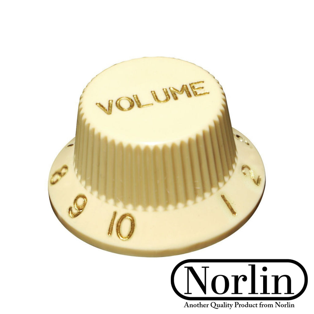 Embossed Top Hat Volume Knob for Fender® Stratocaster® Guitars
