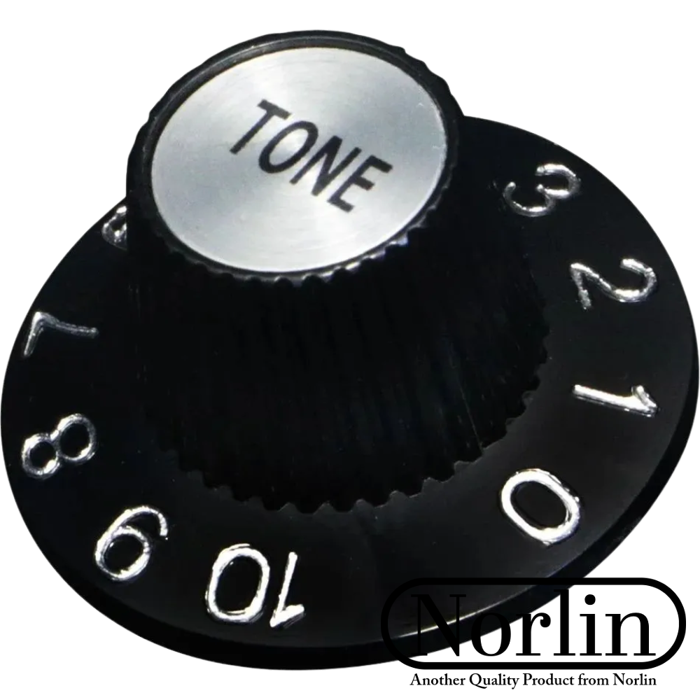 Embossed Witch Hat Tone Knob for Gibson® Guitars