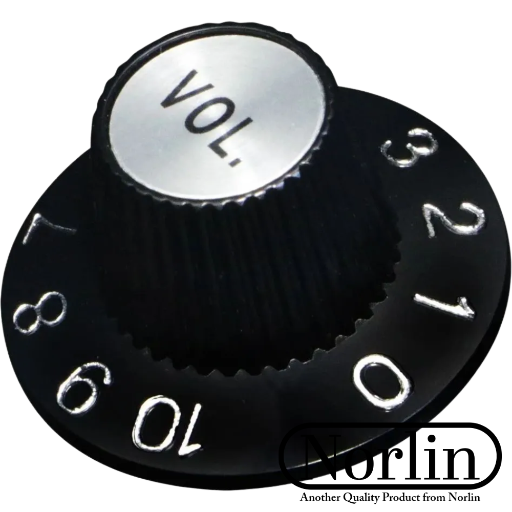 Embossed Witch Hat Volume Knob for Gibson® Guitars
