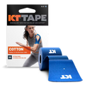 KT Tape Original Cotton Kinesiology Tape, Precut Strips, Blue, 20 Count