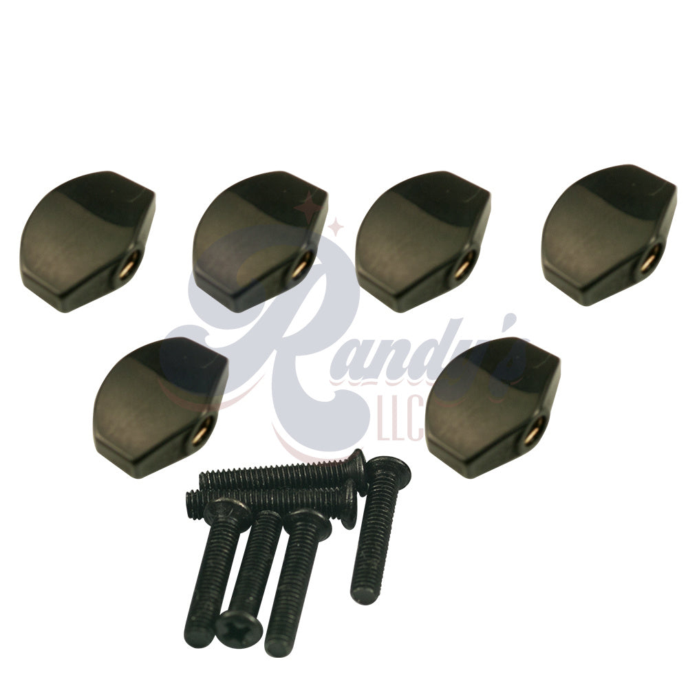 Kluson Replacement Tuner Buttons for Contemporary Diecast Series (6-Pack) Small Traditional CLOSEOUT