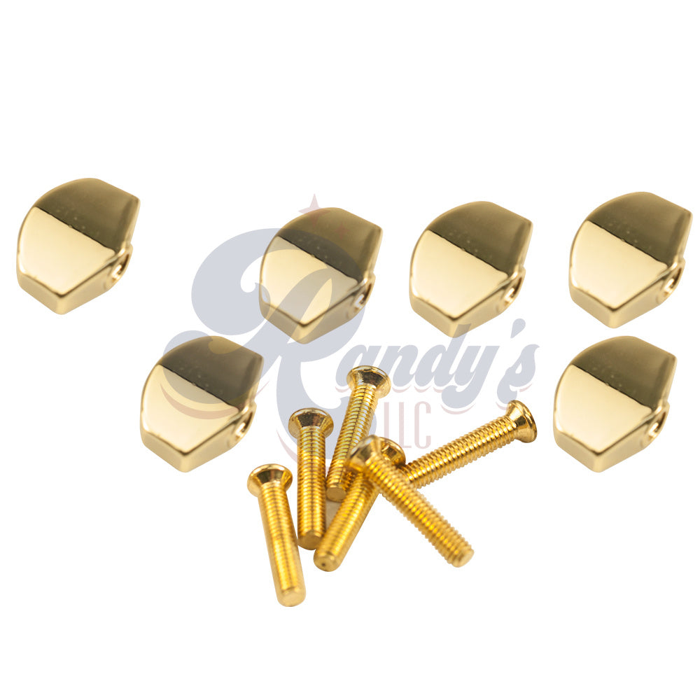 Kluson Replacement Tuner Buttons for Contemporary Diecast Series (6-Pack) Small Traditional CLOSEOUT