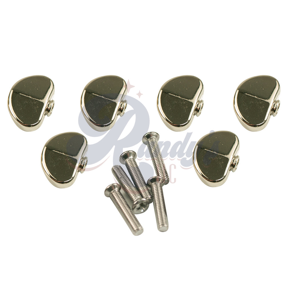 Kluson Replacement Tuner Buttons for Contemporary Diecast Series (6-Pack) Kidneybean - Fits Gibson® CLOSEOUT