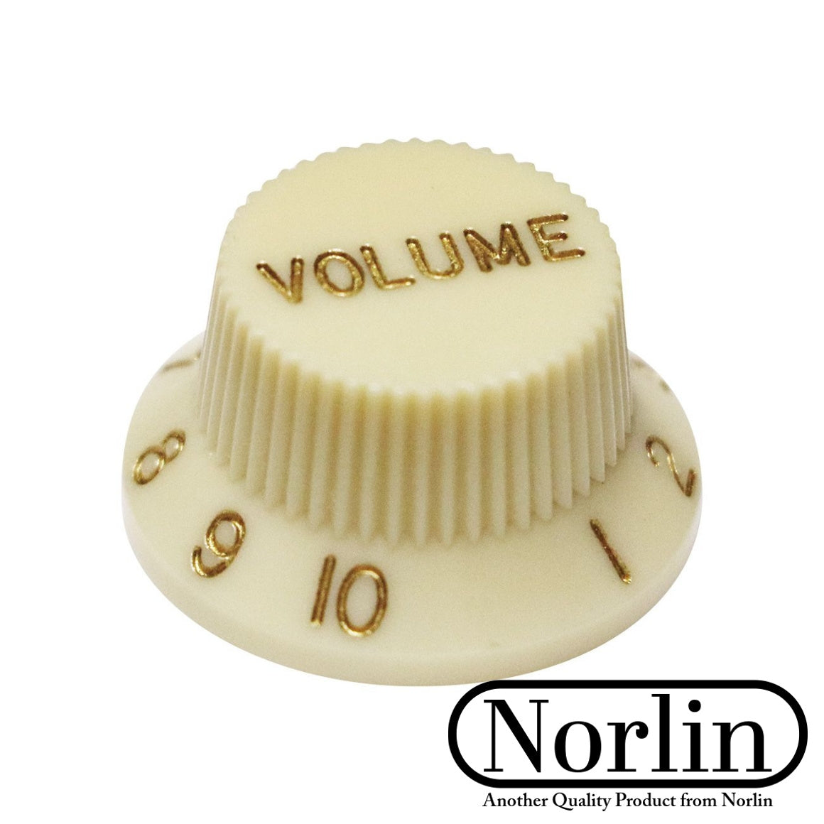 Embossed Top Hat Volume Knob for Fender® Stratocaster® Guitars
