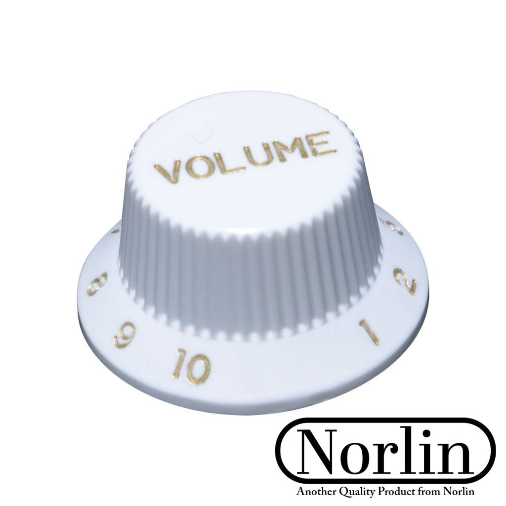 Embossed Top Hat Volume Knob for Fender® Stratocaster® Guitars