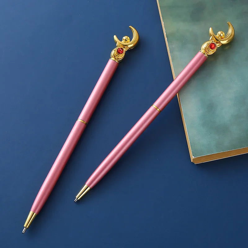Kawaii Sailor Moon Ballpoint Pen, Black Office Pen Stationery Supplies School Student Gifts