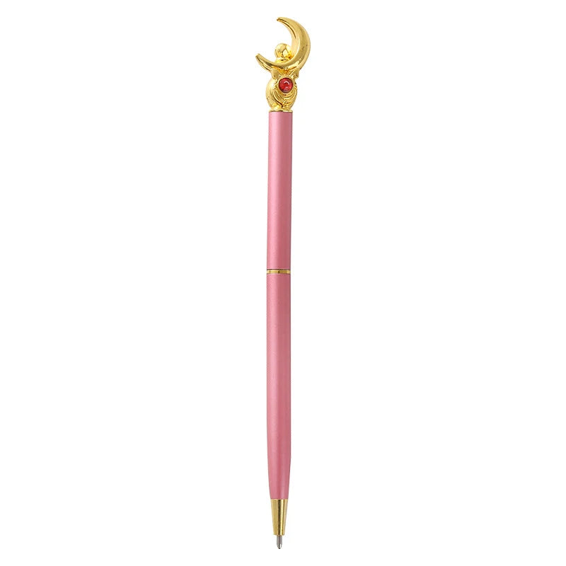 Kawaii Sailor Moon Ballpoint Pen, Black Office Pen Stationery Supplies School Student Gifts