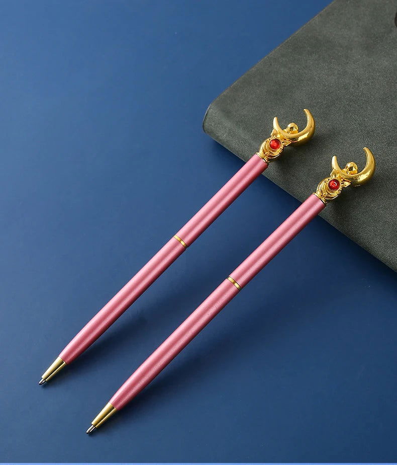 Kawaii Sailor Moon Ballpoint Pen, Black Office Pen Stationery Supplies School Student Gifts