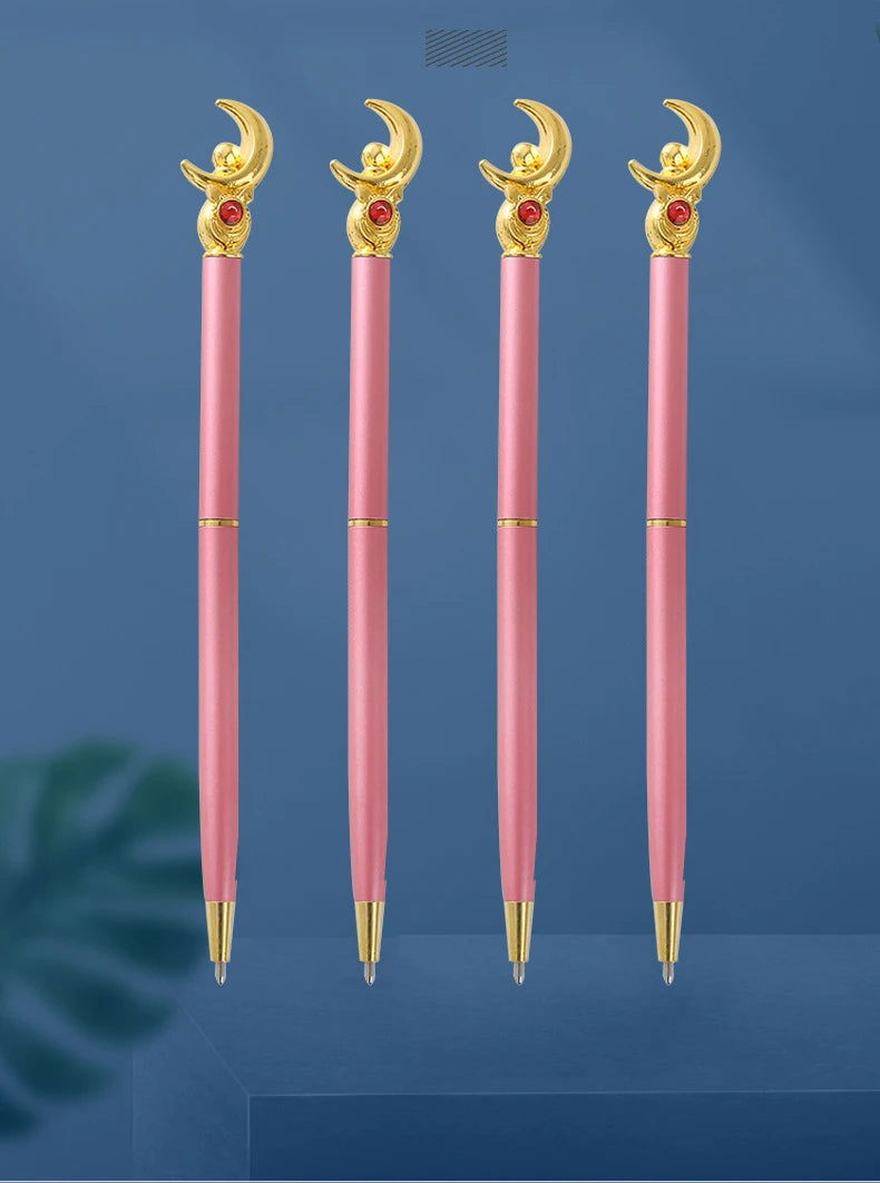 Kawaii Sailor Moon Ballpoint Pen, Black Office Pen Stationery Supplies School Student Gifts