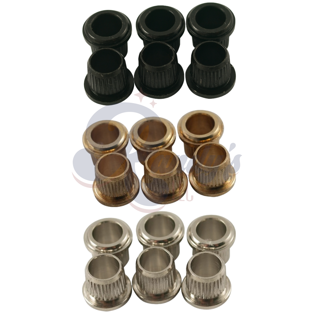 Kluson Replacement Round Bushings for Deluxe & Supreme Series (6-Pack) - Fits Gibson® CLOSEOUT