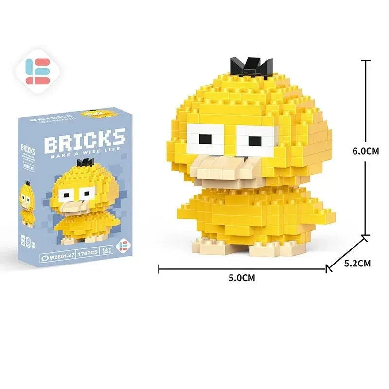 LiLo Stitch Toys Building Blocks Pikachu Anime Cartoon Character Model Puzzles