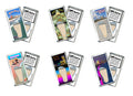 Myrtle Beach FootWhere® Souvenir Magnet. 72 pieces/6 assorted styles.