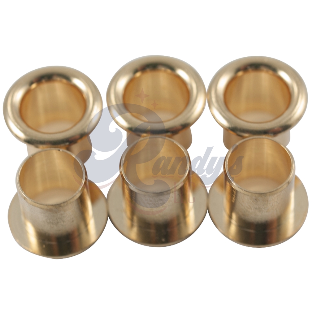 Kluson Replacement Stamped Eyelet Bushings for Deluxe & Supreme Series (6-Pack) - Fits Gibson® CLOSEOUT