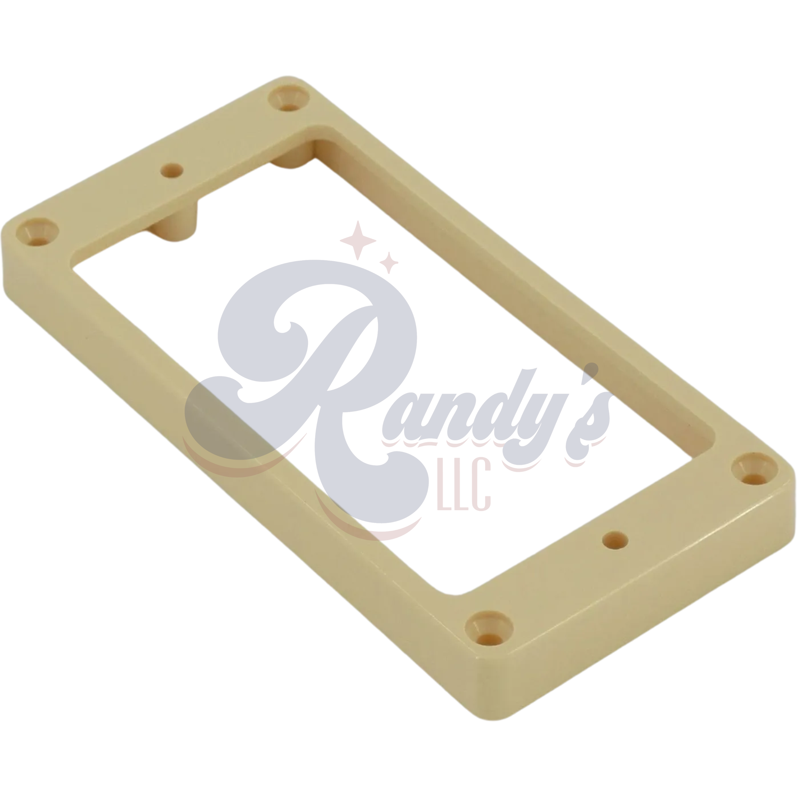 Humbucker Pickup Flat Mounting Ring (Cream) for Gibson® Guitars