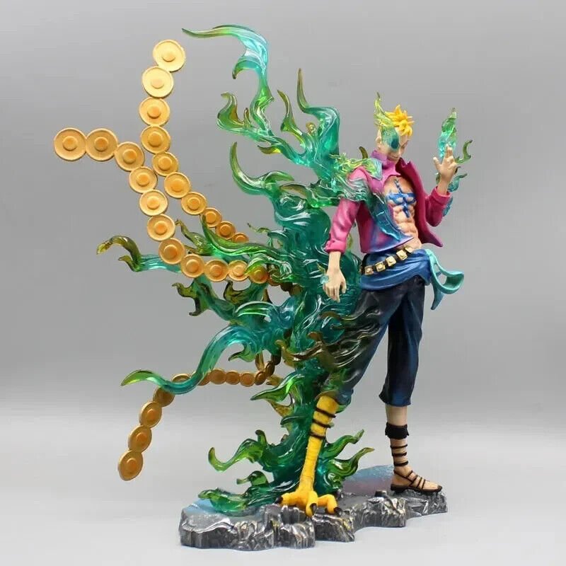 Marco The Phoenix Anime Figure, One Piece Figurines White Beard Pirates 33cm/13in