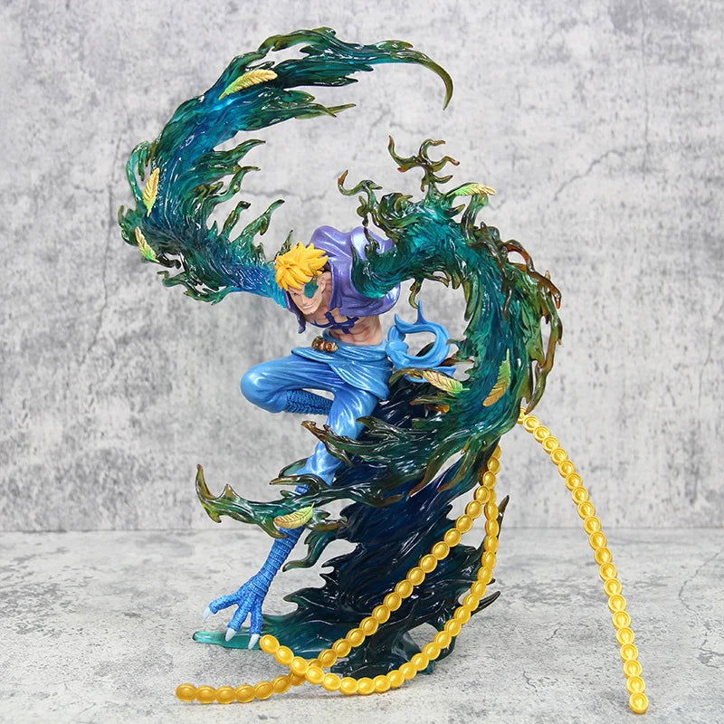 Marco the Phoenix Anime Figurine, One Piece Figures Action Toys Flying Marco PVC 33 cm
