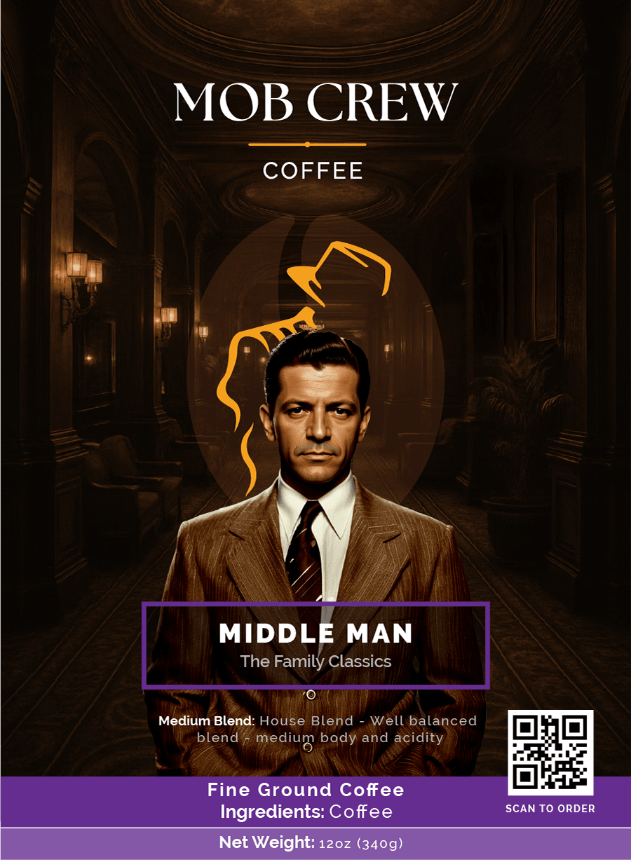 Middle Man Medium Coffee Blend: 12oz of Perfect Balance in Every Brew