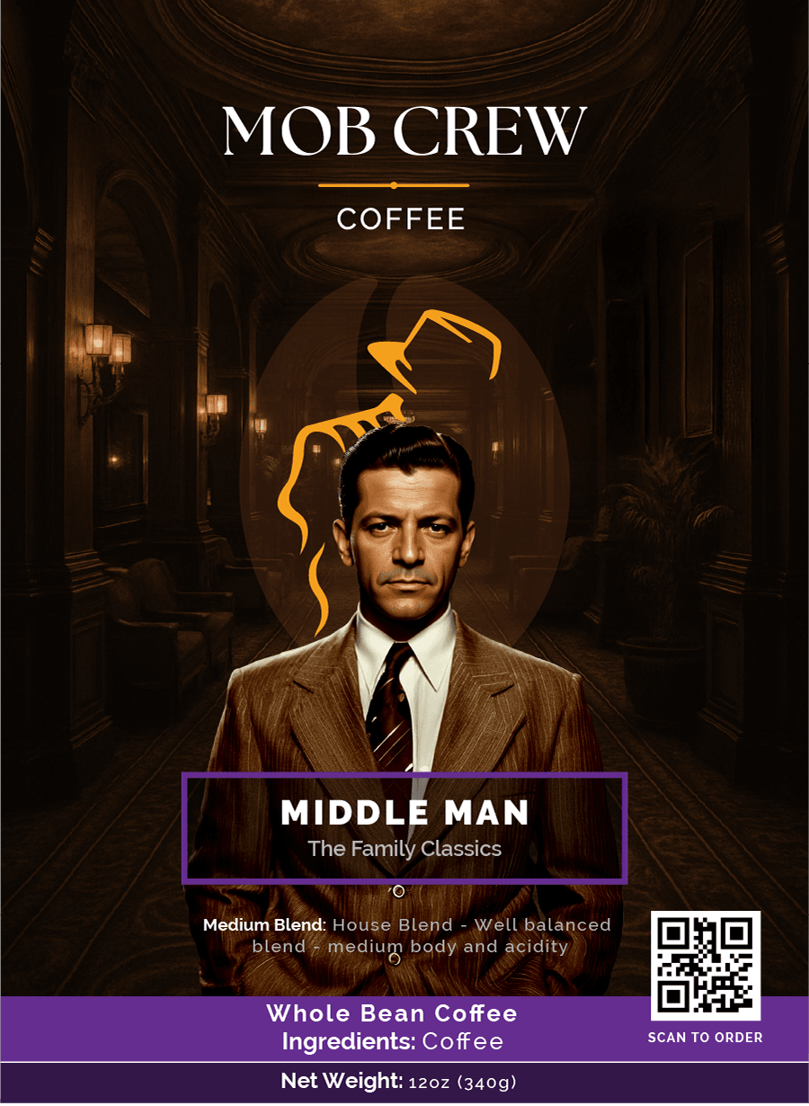 Middle Man Medium Coffee Blend: 12oz of Perfect Balance in Every Brew