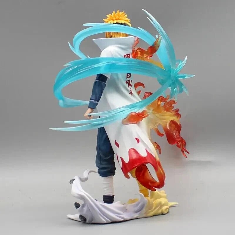 Minato Namikaze Bijuu Mode Anime Figure, Rasengan Reanimation Jutsu Edo Tensei Naruto Shippuden Figurines Statues