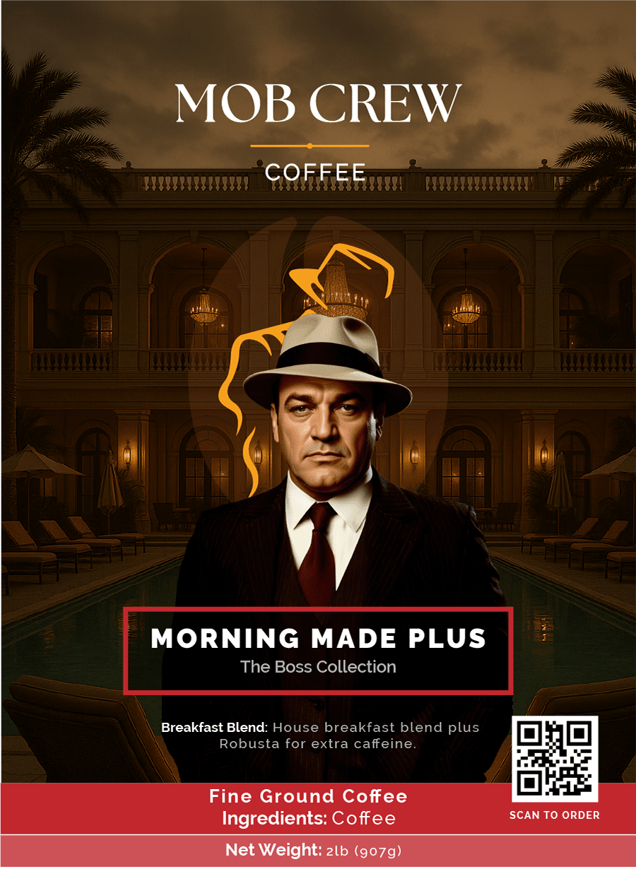 Morning Made Plus Coffee 2lb High Caffeine Breakfast Blend - Energize Your Mornings