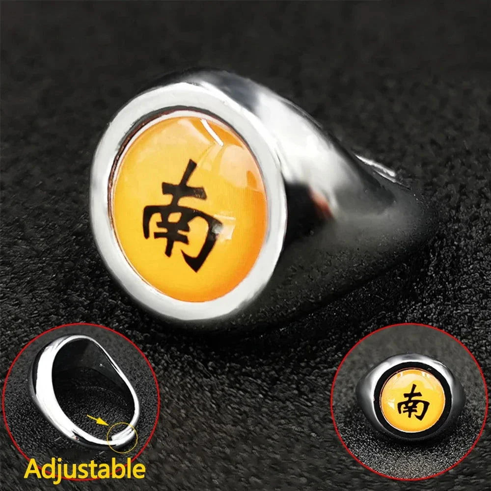 Naruto Shippuden Akatsuki Rings And Headbands Anime Cosplay Ring Accessories