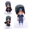 Naruto Shippuden Anime 3 Mini Figurine Set Chibi Uchiha Itachi Fighting Action Figure 10 CM