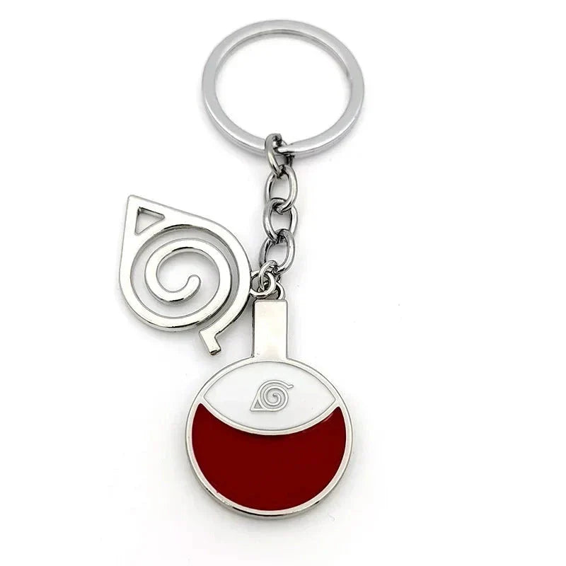 Naruto Shippuden Keychains Toy Kunai Shuriken Konoha Anime Key Chains Accessories Gift
